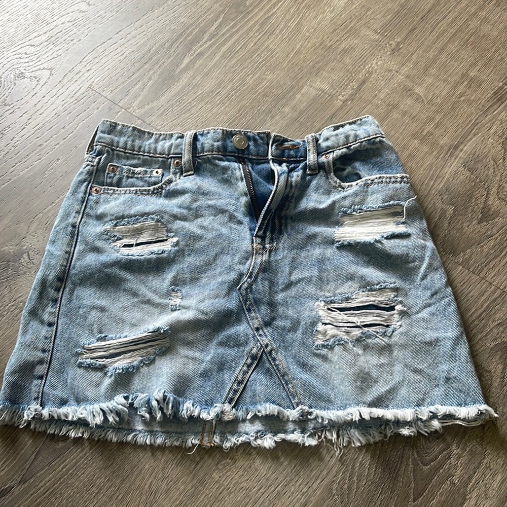 Jean skirt size 0